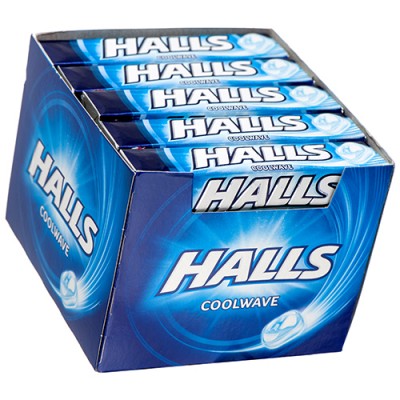 HALLS COOLWAVE 20CT/ PACK
